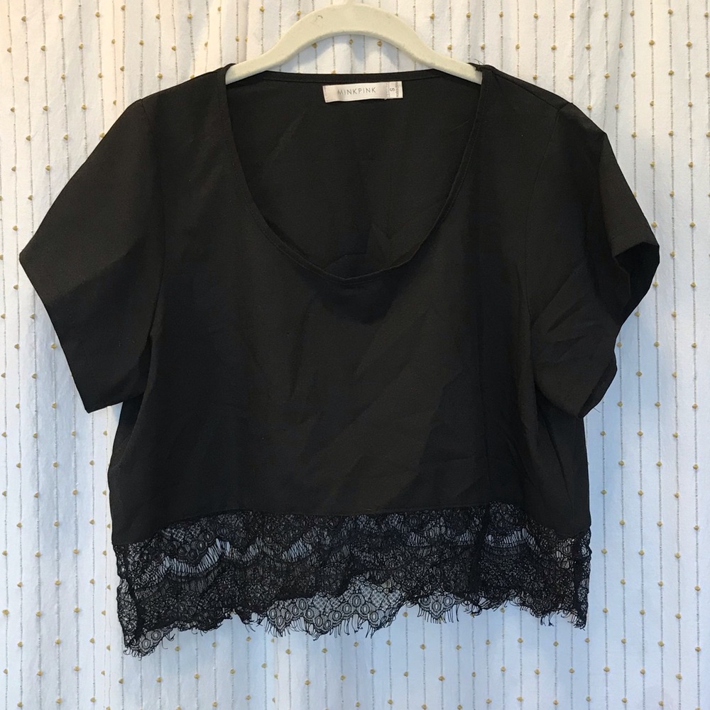 Black crop top